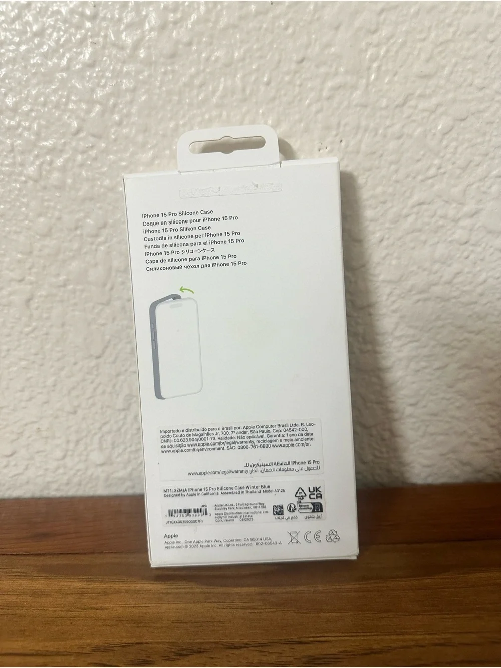 Apple iPhone 15 Pro Silicone Case - Blue
